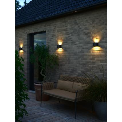 Nordlux - LED външно стенно осветително тяло MILDA LED/4,9W/230V IP44 черно