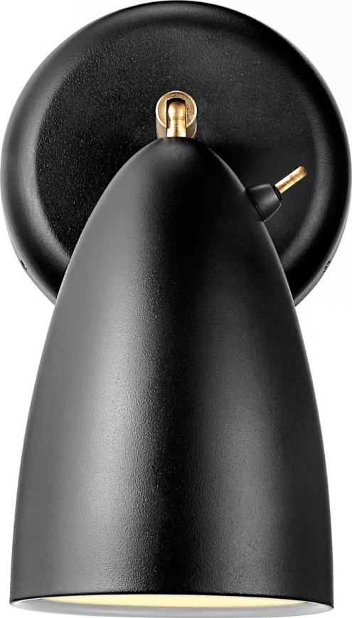 Nordlux - Настенна лампа NEXUS 1xGU10/6W/230V черна