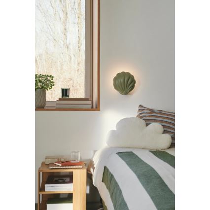 Nordlux - Настенно осветително тяло KONCHI 1xE14/25W/230V зелено