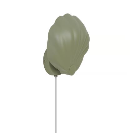 Nordlux - Настенно осветително тяло KONCHI 1xE14/25W/230V зелено