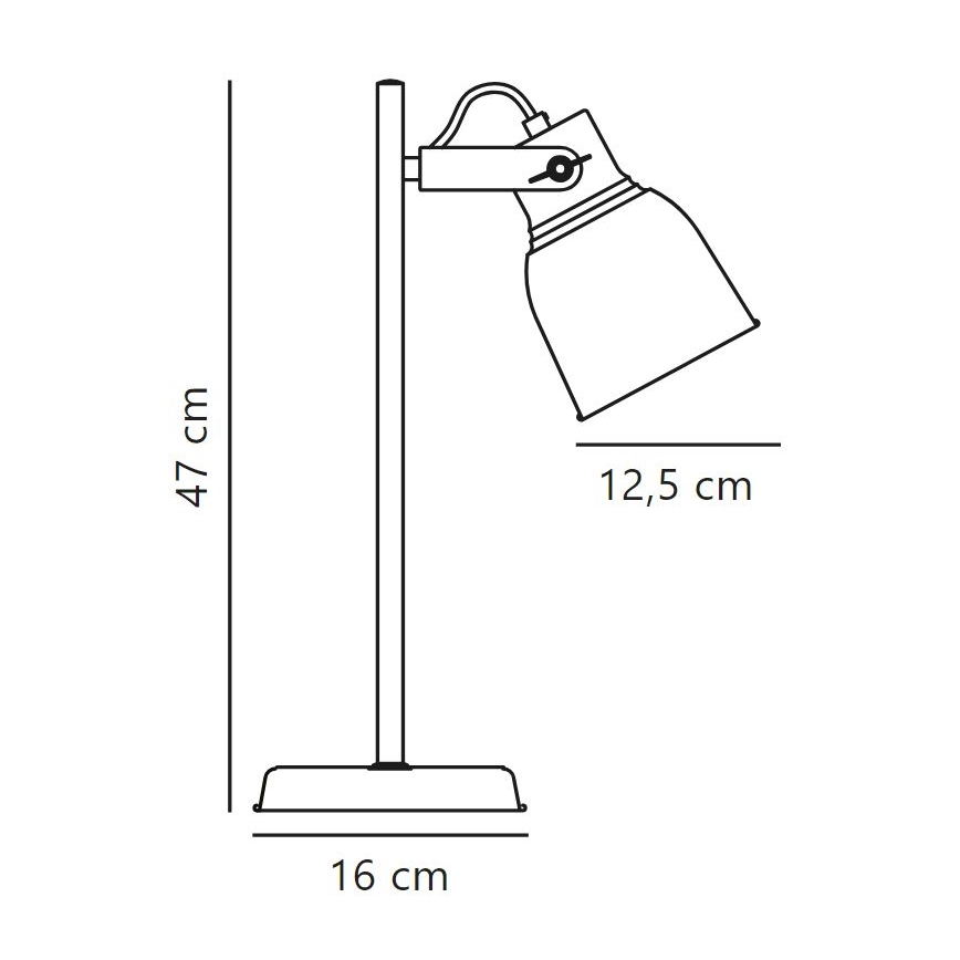 Nordlux - Настолна лампа ADRIAN 1xE27/25W/230V