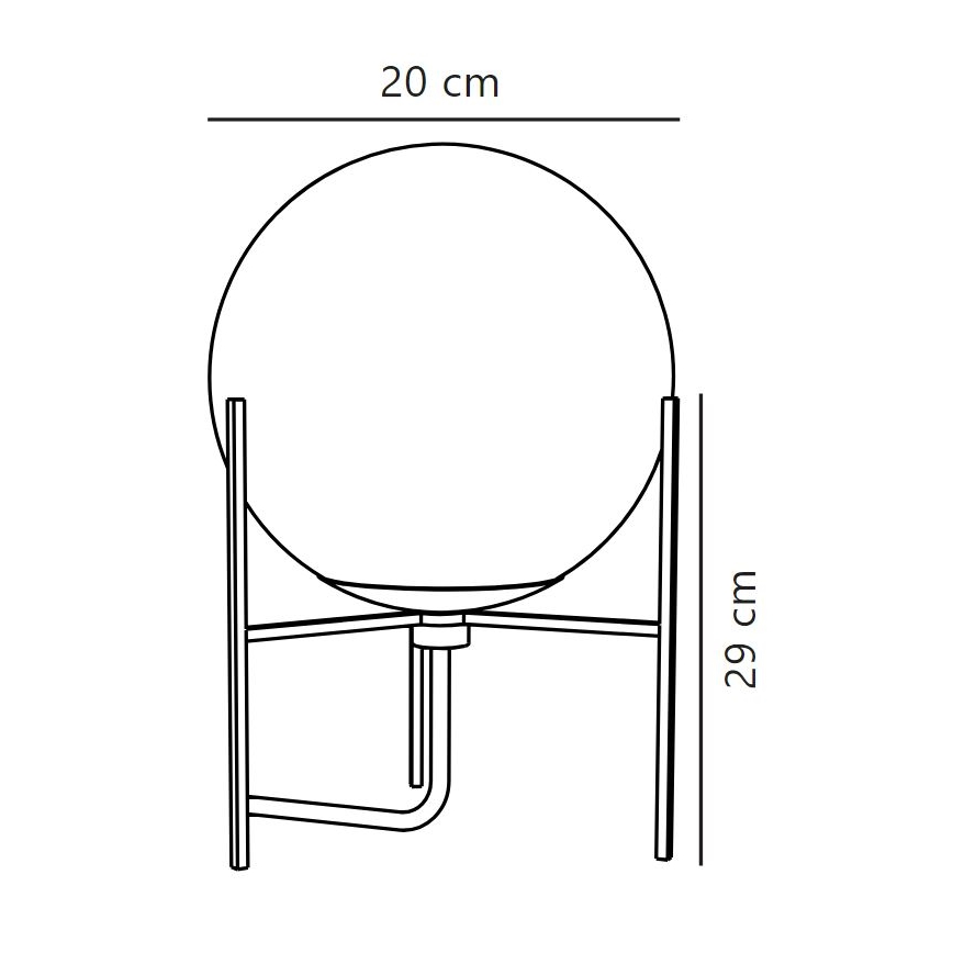 Nordlux - Настолна лампа ALTON 1xE14/15W/230V