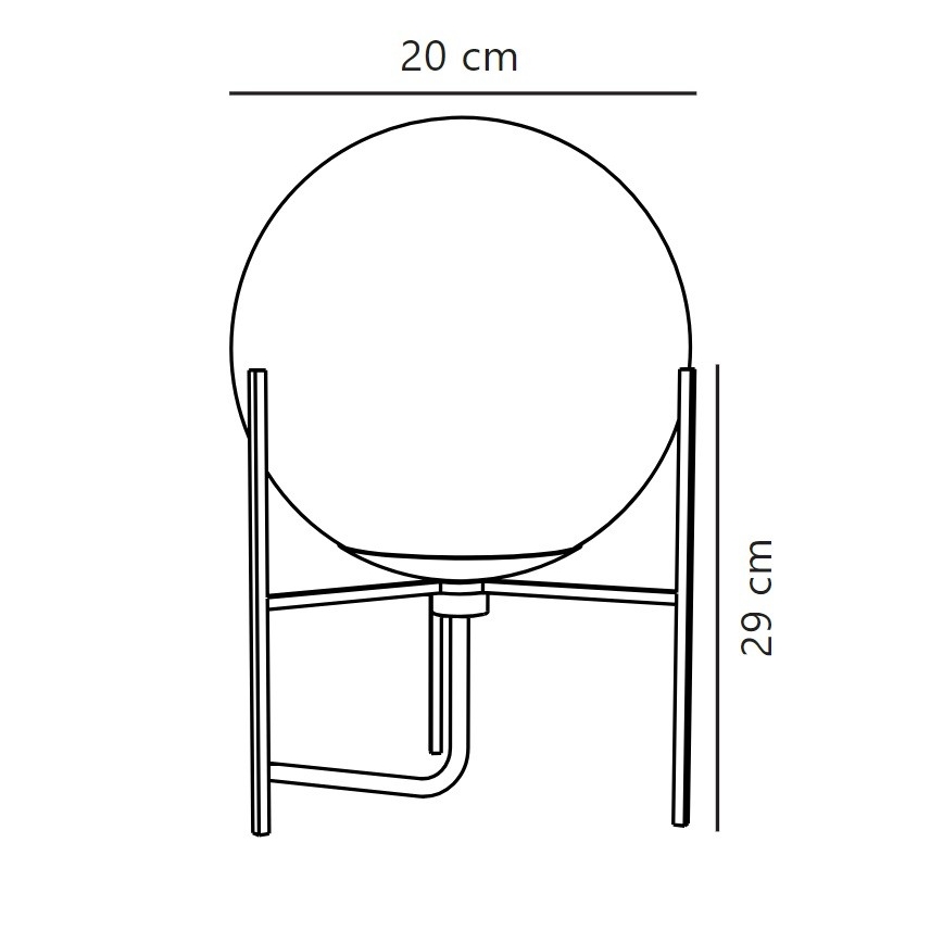 Nordlux - Настолна лампа ALTON 1xE14/15W/230V златист