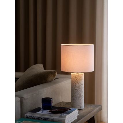 Nordlux - Настолна лампа ANTIGA 1xE27/60W/230V бяла