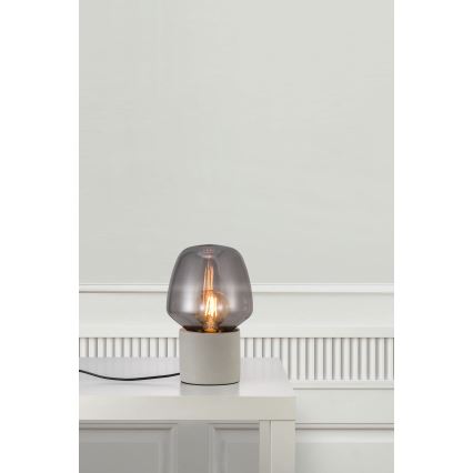 Nordlux - Настолна лампа CHRISTINA 1xE27/25W/230V бетон/черен