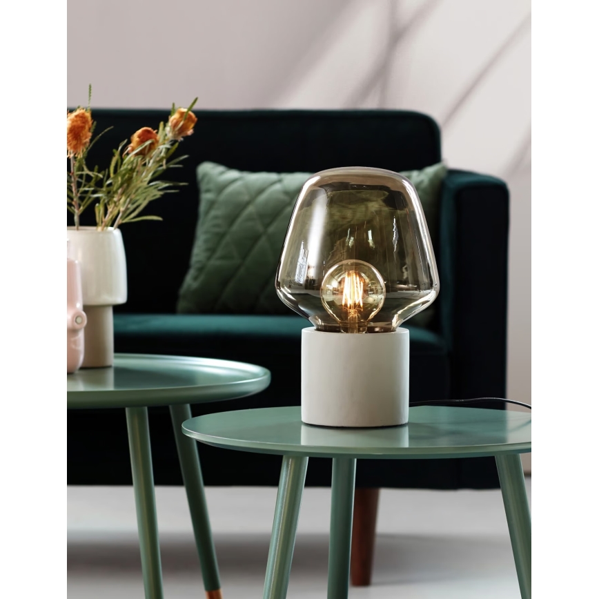 Nordlux - Настолна лампа CHRISTINA 1xE27/25W/230V бетон/черен