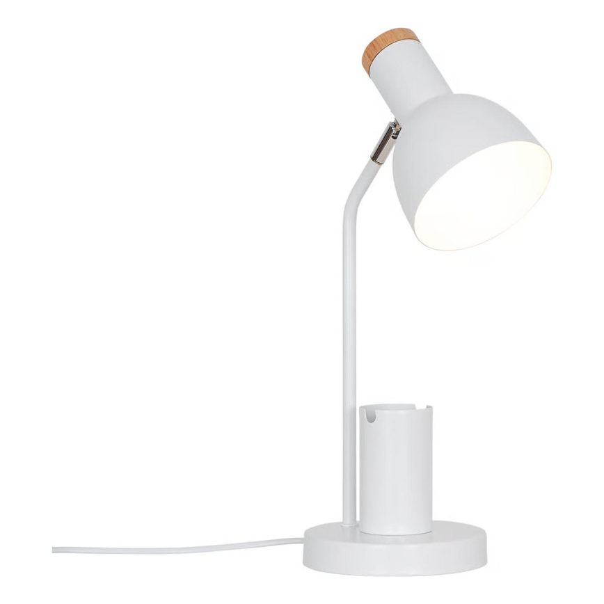 Nordlux - настолна лампа DEVONE 1xE27/15W/230V бяла