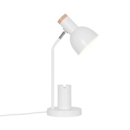 Nordlux - настолна лампа DEVONE 1xE27/15W/230V бяла