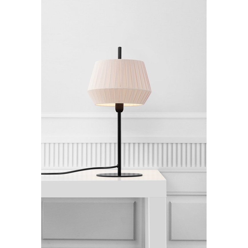 Nordlux - Настолна лампа DICTE 1xE14/40W/230V бежов/черен
