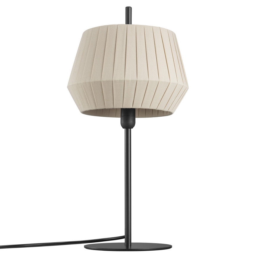 Nordlux - Настолна лампа DICTE 1xE14/40W/230V бежов/черен