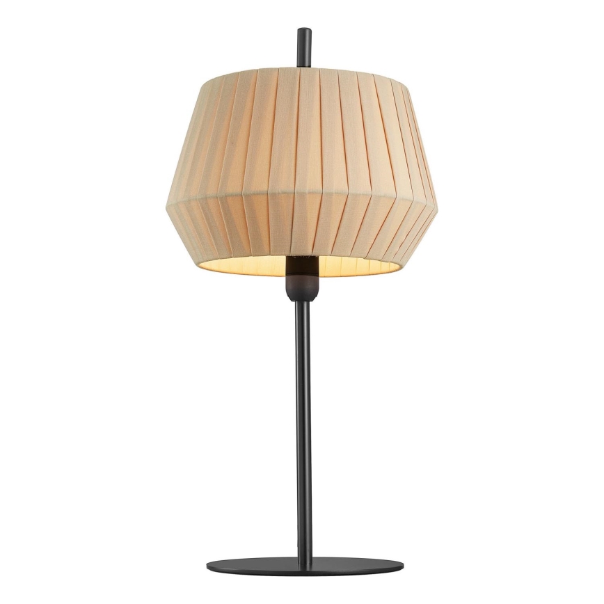 Nordlux - Настолна лампа DICTE 1xE14/40W/230V бежов/черен