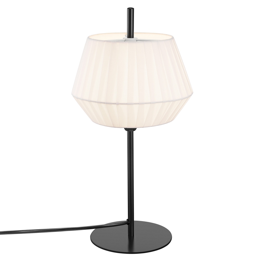 Nordlux - Настолна лампа DICTE 1xE14/40W/230V бял/черен