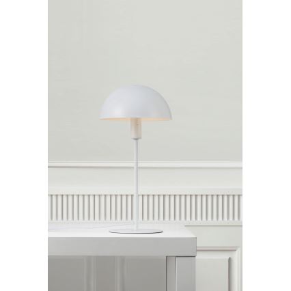 Nordlux - Настолна лампа ELLEN 1xE14/40W/230V бял