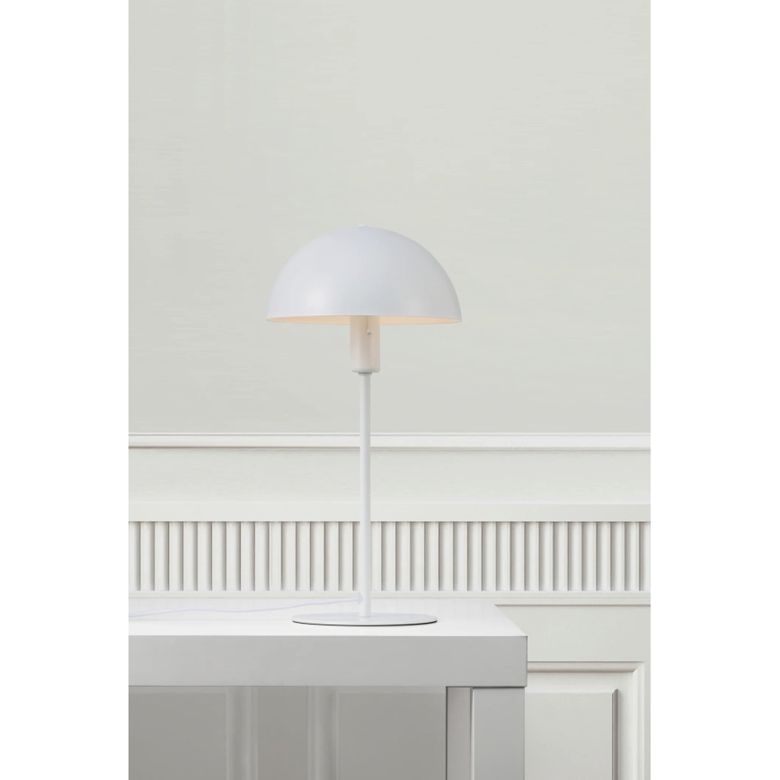 Nordlux - Настолна лампа ELLEN 1xE14/40W/230V бял