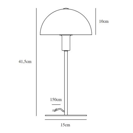 Nordlux - Настолна лампа ELLEN 1xE14/40W/230V