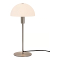 Nordlux - Настолна лампа ELLEN ELLEN 1xE14/40W/230V матов хром/бяла