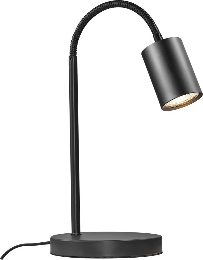 Nordlux - Настолна лампа EXPLORE 1xGU10/7W/230V черна