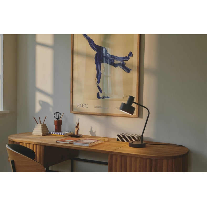 Nordlux - Настолна лампа MATIS 1xE27/15W/230V черна