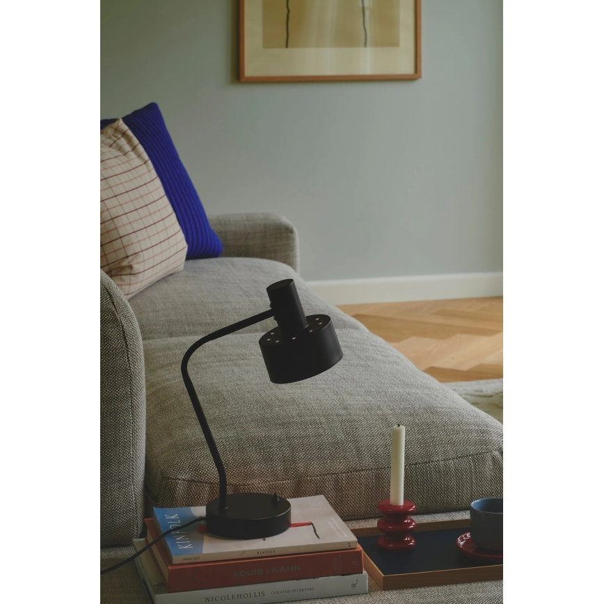 Nordlux - Настолна лампа MATIS 1xE27/15W/230V черна