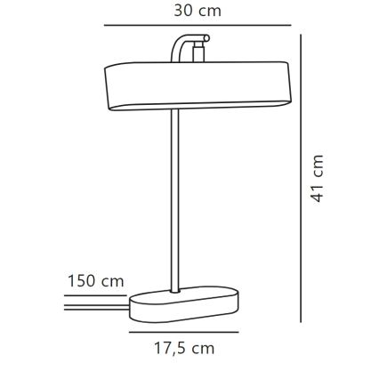Nordlux - Настолна лампа MERLIN 2xG9/5W/230V черен