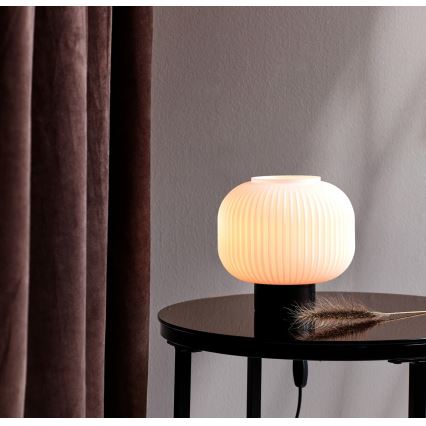 Nordlux - Настолна лампа MILFORD 1xE27/40W/230V черна
