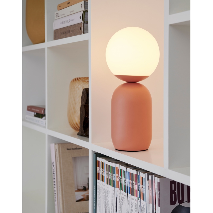 Nordlux - Настолна лампа NOTTI 1xE14/25W/230V кафяв