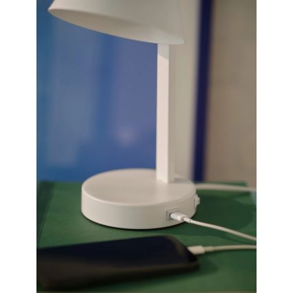 Nordlux - Настолна лампа WILMER 1xE14/40W/230V бяла