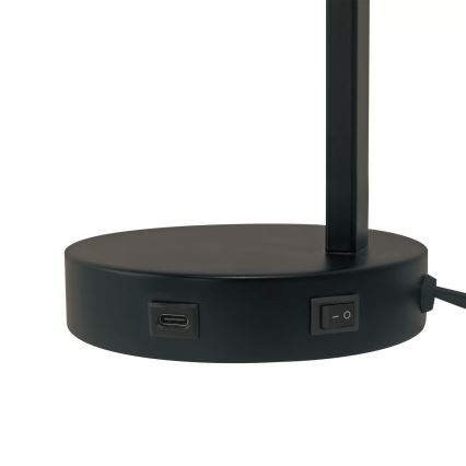 Nordlux - Настолна лампа WILMER 1xE14/40W/230V черна