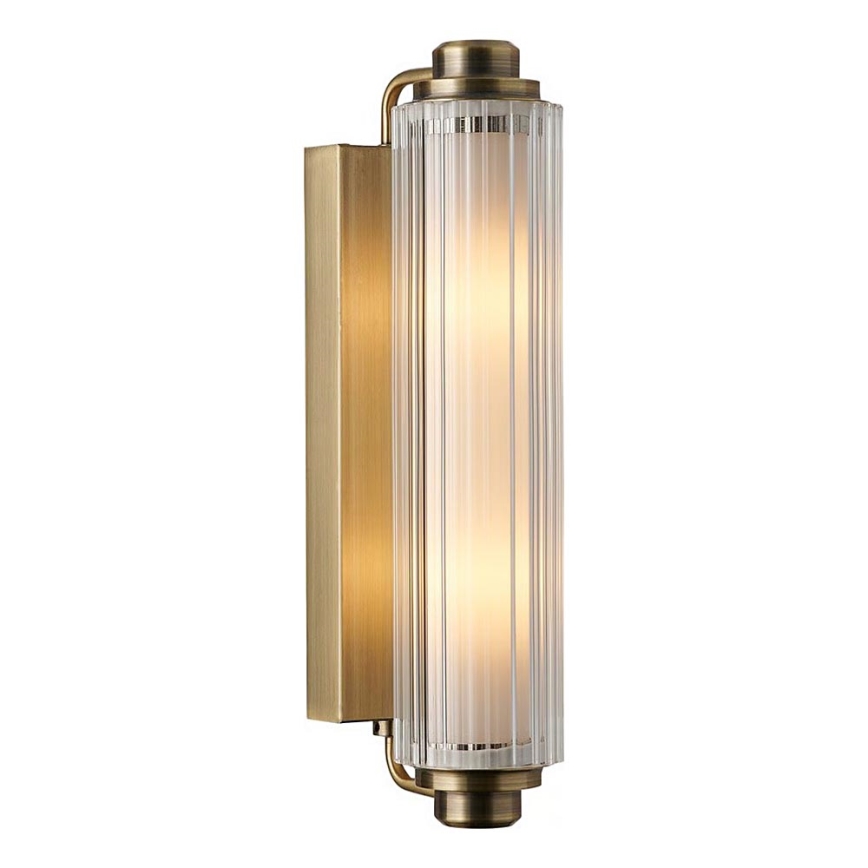 Nordlux - Осветително тяло за огледало за баня NIMAL 2xE14/25W/230V IP44 месинг