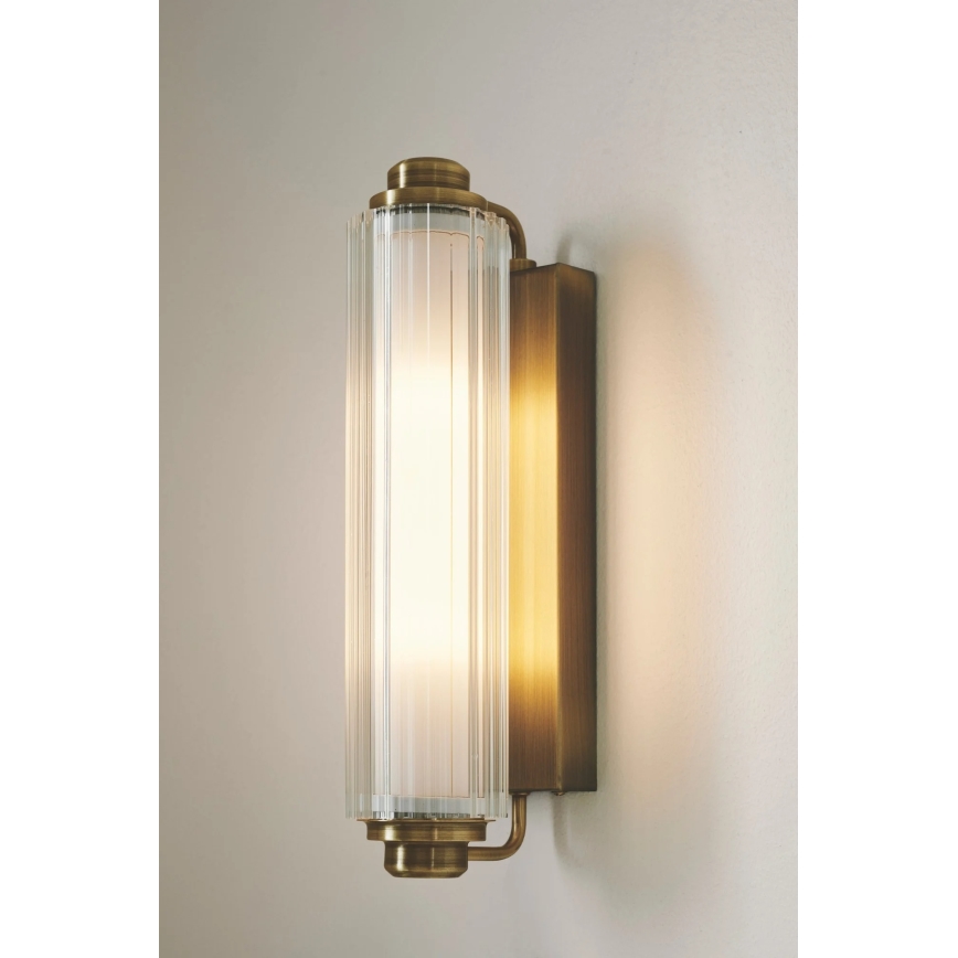 Nordlux - Осветително тяло за огледало за баня NIMAL 2xE14/25W/230V IP44 месинг