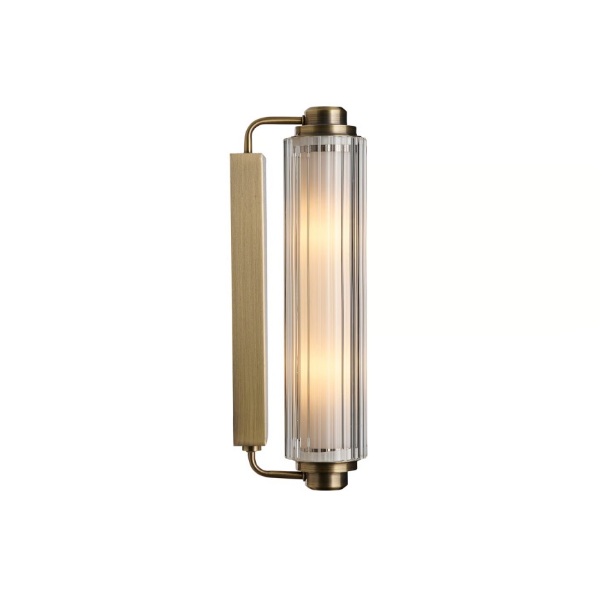 Nordlux - Осветително тяло за огледало за баня NIMAL 2xE14/25W/230V IP44 месинг