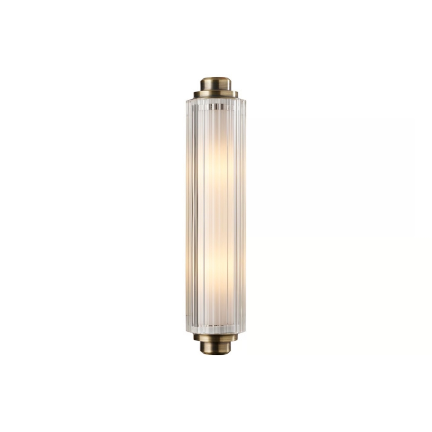 Nordlux - Осветително тяло за огледало за баня NIMAL 2xE14/25W/230V IP44 месинг