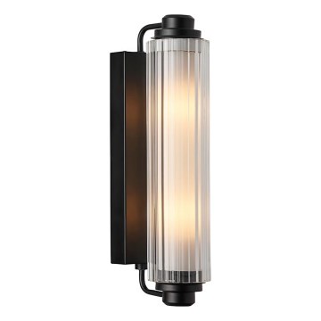 Nordlux - Осветление за огледало NIMAL, 2xE14/25W/230V, IP44, черно