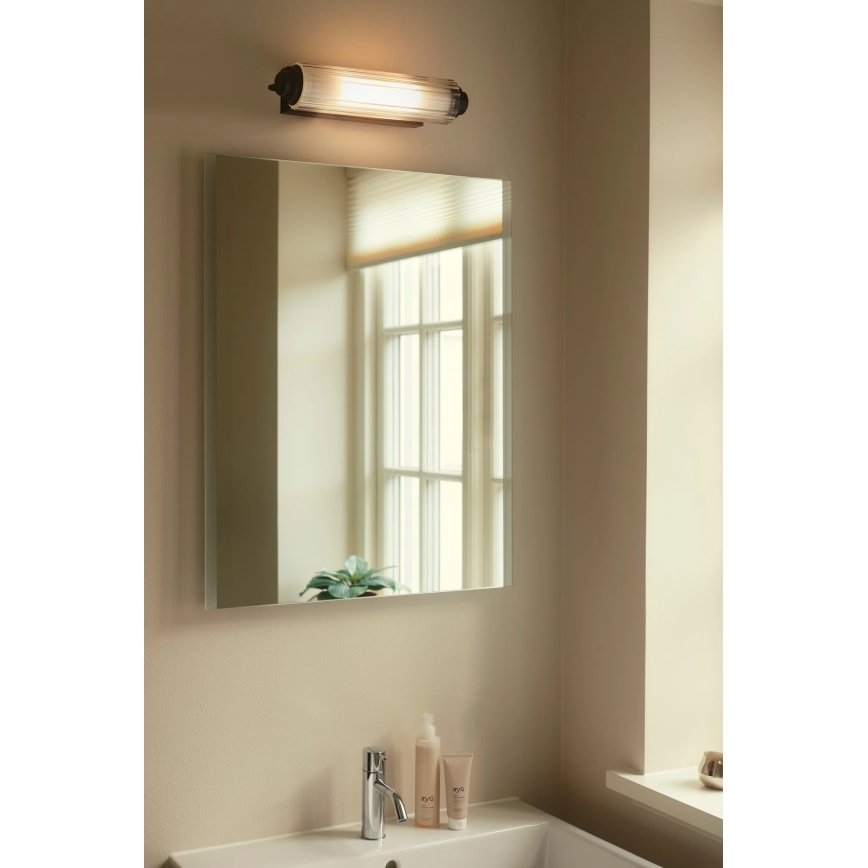 Nordlux - Осветление за огледало NIMAL, 2xE14/25W/230V, IP44, черно
