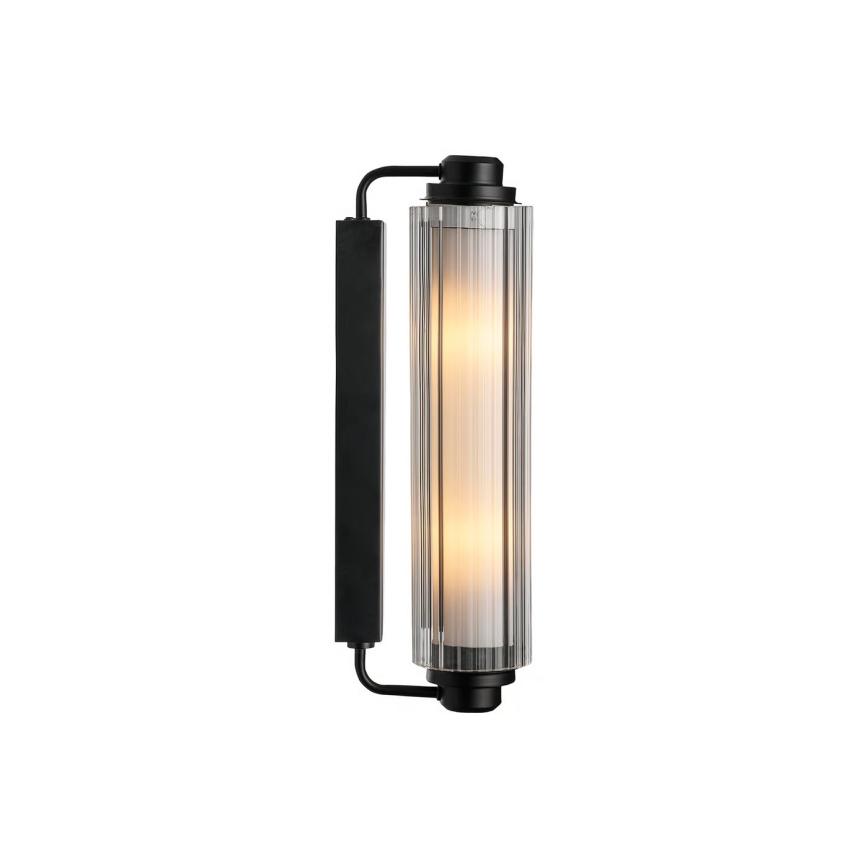 Nordlux - Осветление за огледало NIMAL, 2xE14/25W/230V, IP44, черно