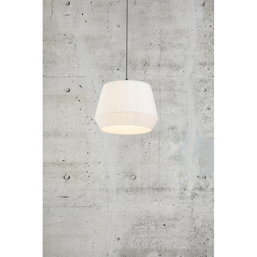 Nordlux - Пендант на кабел DICTE 1xE27/60W/230V Ø40 см, бял