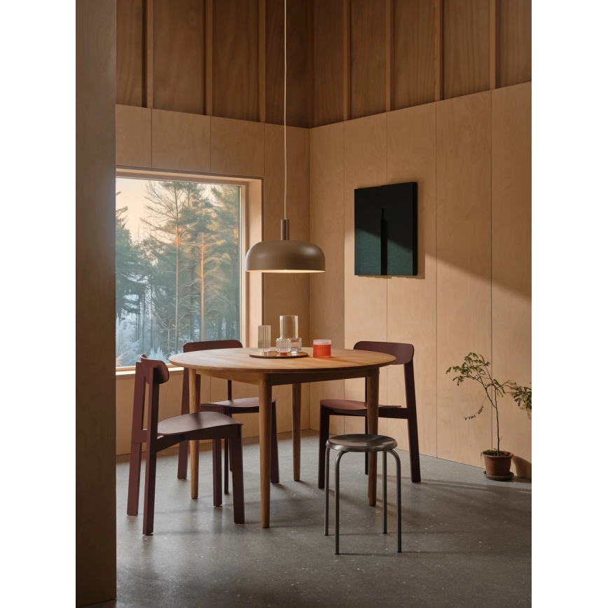 Nordlux - Пендант на кабел SANDRO 1xE27/15W/230V Ø 40 см кафяв