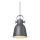 Nordlux - Пендел ADRIAN 1xE27/25W/230V Ø 16 см антрацит