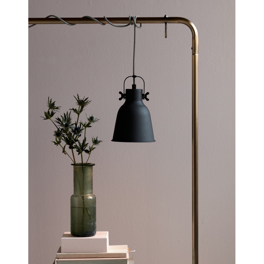 Nordlux - Пендел ADRIAN 1xE27/25W/230V Ø 16 см антрацит