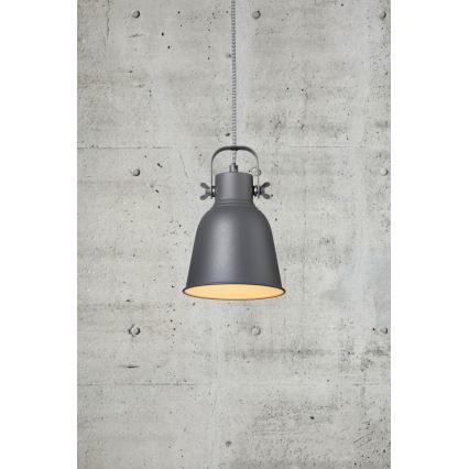Nordlux - Пендел ADRIAN 1xE27/25W/230V Ø 16 см антрацит