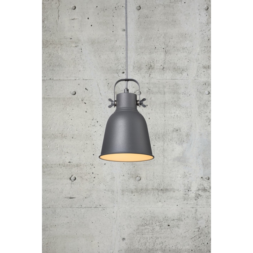 Nordlux - Пендел ADRIAN 1xE27/25W/230V Ø 16 см антрацит