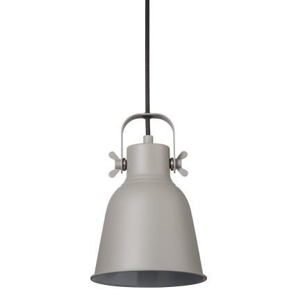 Nordlux - Пендел ADRIAN 1xE27/25W/230V Ø 16 см сив