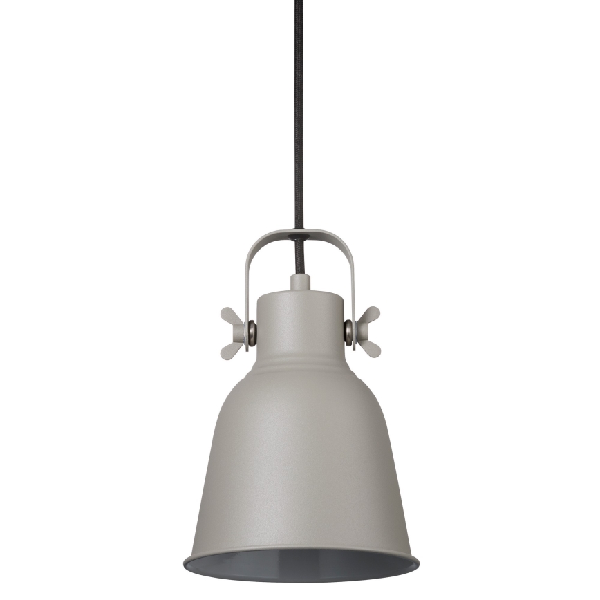 Nordlux - Пендел ADRIAN 1xE27/25W/230V Ø 16 см сив