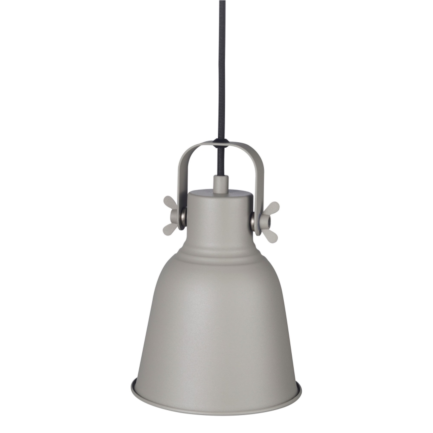 Nordlux - Пендел ADRIAN 1xE27/25W/230V Ø 16 см сив