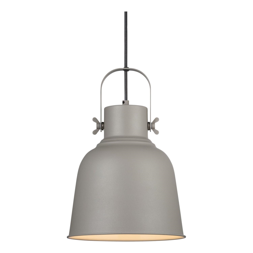 Nordlux - Пендел ADRIAN 1xE27/25W/230V Ø 25 см сив