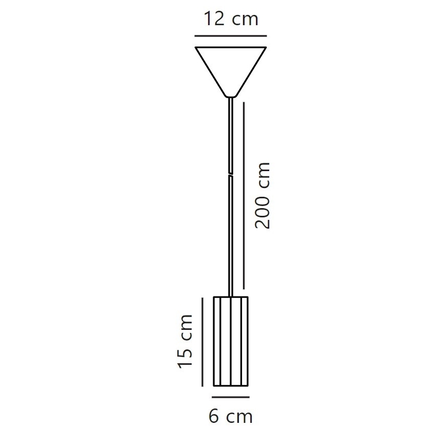 Nordlux - Пендел ALANIS 1xGU10/15W/230V