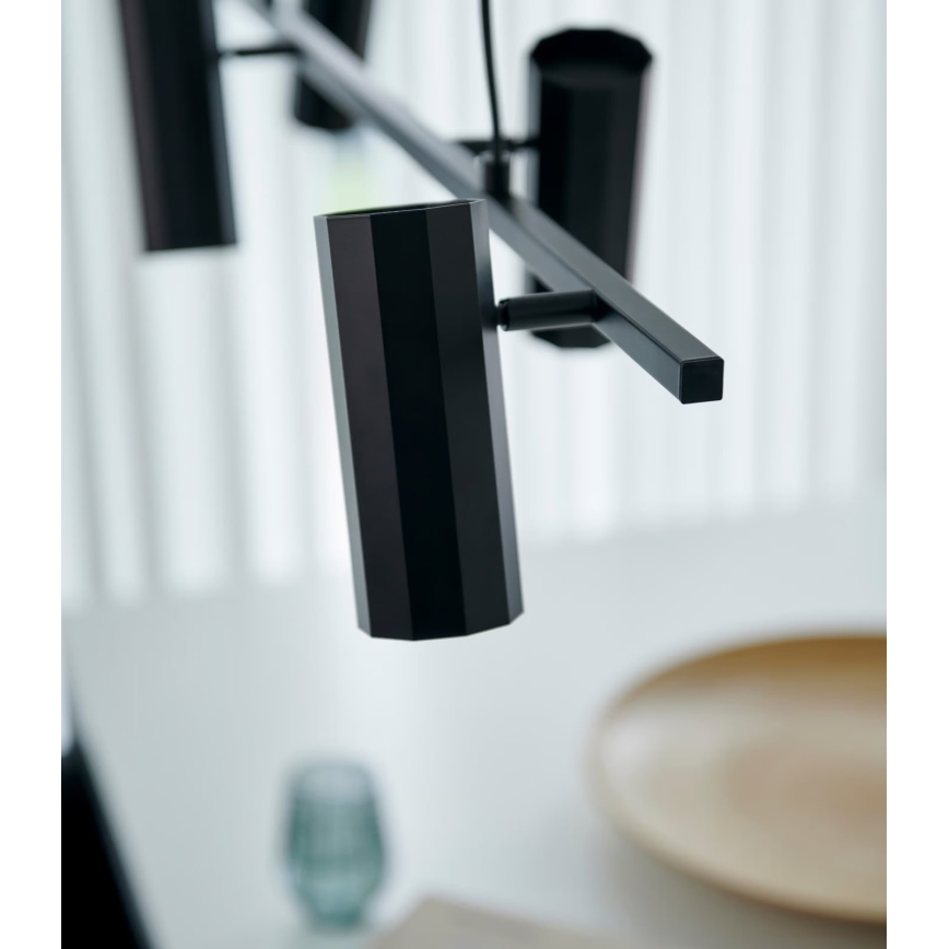 Nordlux - Пендел ALANIS 4xGU10/15W/230V черен