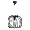 Nordlux - Пендел BERONI с кабел 1xE27/60W/230V, черен, Ø 40 см