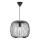 Nordlux - Пендел BERONI с кабел 1xE27/60W/230V, черен, Ø 40 см