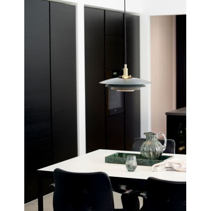 Nordlux - Пендел BRETAGNE 1xG9/25W/230V антрацит